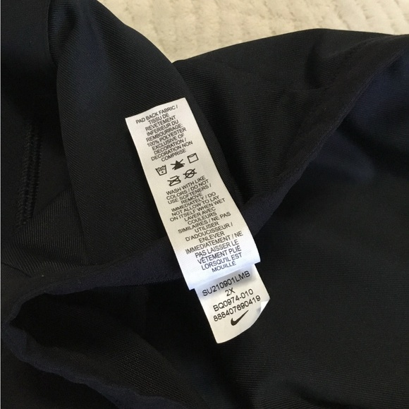 Nike Women's Plus Solid Indy Sports Bra Black Size 2X lot 2 - Picture 8 of 9